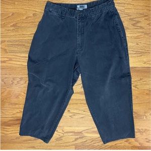 MOSSIMO CHINOS 5 Pocket Distressed Casual Pants Black Soft Cotton Men's 30 x 26
